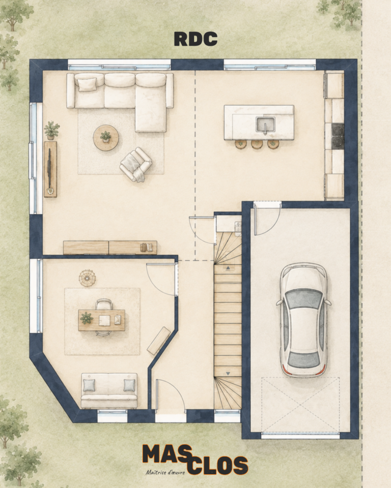 MasClos - Projet maison neuve Cabestany (66)